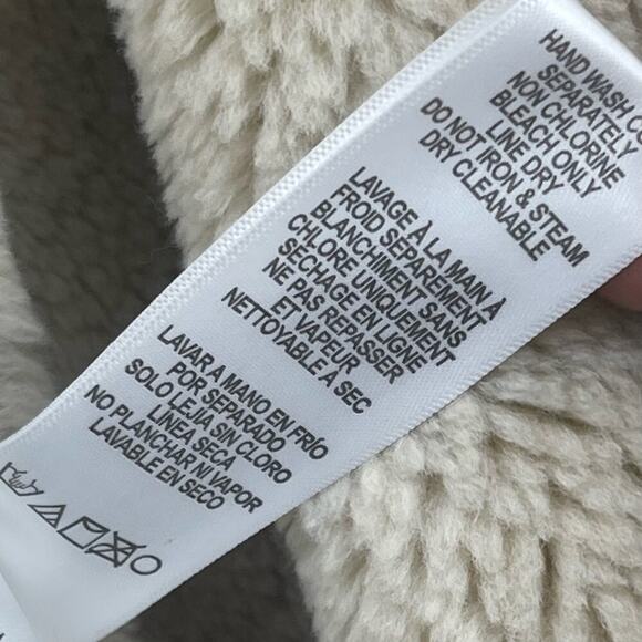 Good American Air Force Faux Shearling Jacket Black Women's Size XXL/ 5 NWT - Picture 9 of 10